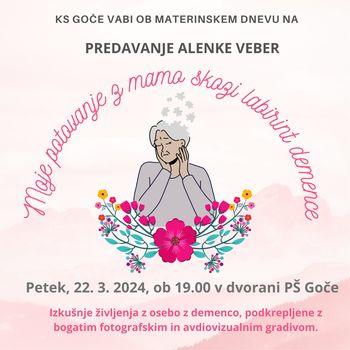 Predavanje: Moje potovanje skozi labirint demence