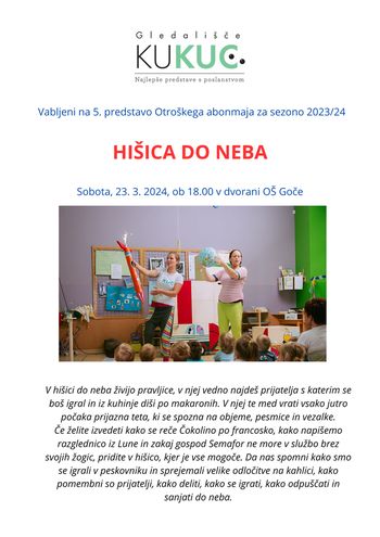 Otroški abonma: Hišica do neba