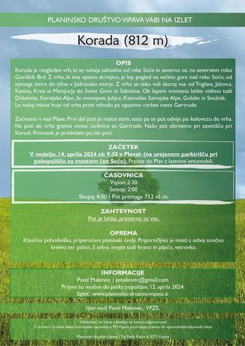 Pohod na Korado (812m) 