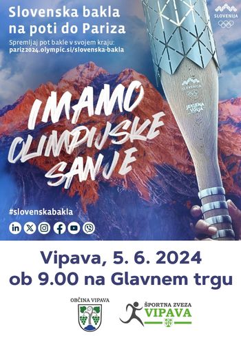 Slovenska bakla na poti do Pariza 