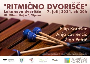 Dvoriščni koncerti: "Ritmično dvorišče" 