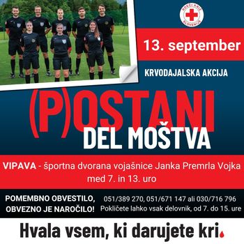 Krvodajalska akcija v Vojašnici Janka Premrla Vojka Vipava 