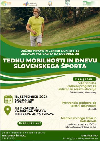 Evropski teden mobilnosti in dan slovenskega športa 