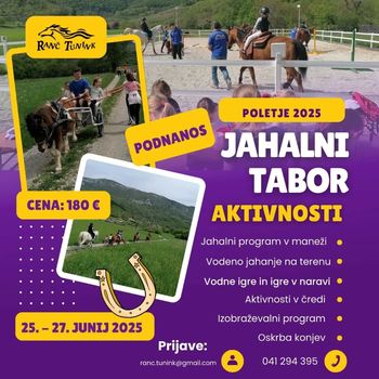 Jahalni tabor na Ranču Tunink