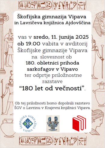 "180 let od večnosti" - slovesnost in odprtje razstave