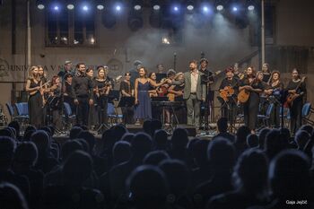 Poletna noč v atriju Lanthierijevega dvorca Poletna noč v atriju Lanthierijevega dvorca