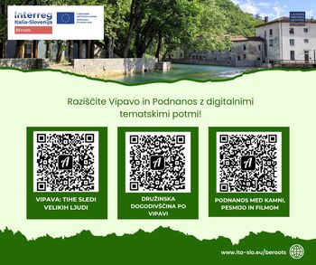 Tri interaktivne poti za raziskovanje Vipave in Podnanosa