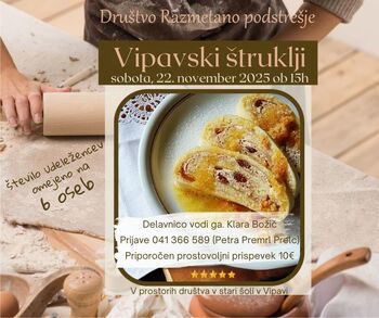 Delavnica: Vipavski štruklji
