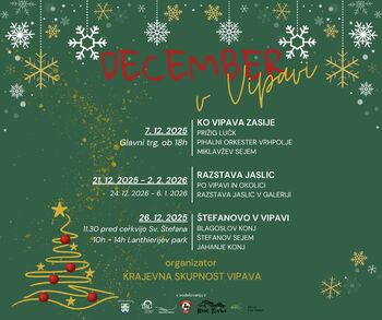 December v Vipavi: Razstava jaslic