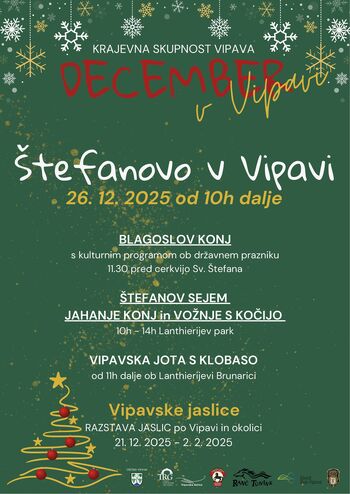 December v Vipavi: Štefanovo 