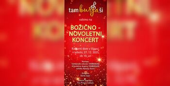 BOŽIČNO - NOVOLETNI KONCERT TAMBURJAŠEV 