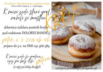 Delavnica izdelave pustih krofov