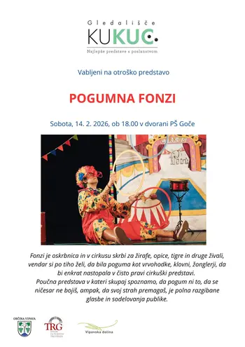 Otroška predstava: Pogumna Fonzi 