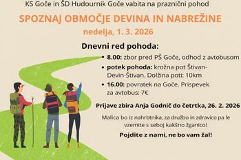 Praznični pohod: Spoznaj območje Devina in Nabrežine