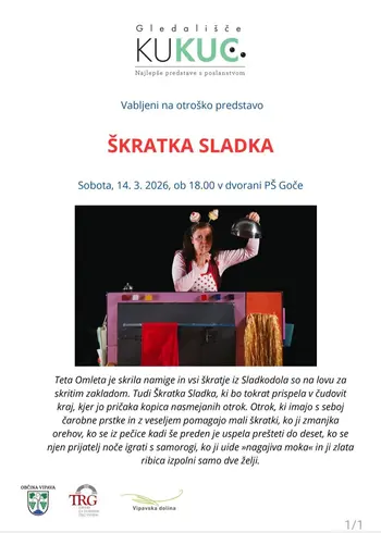 Otroška predstava: Škratka sladka 