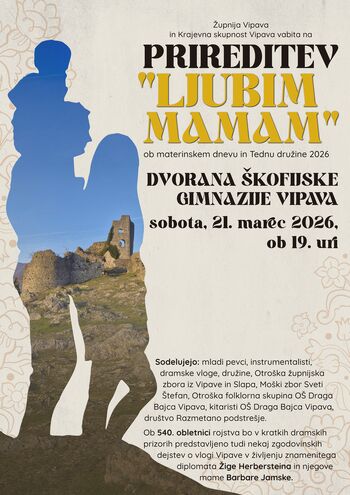 Prireditev "Ljubim mamam" 