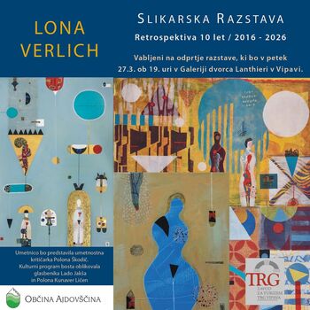 Slikarska razstava umetnice Lone Verlich 