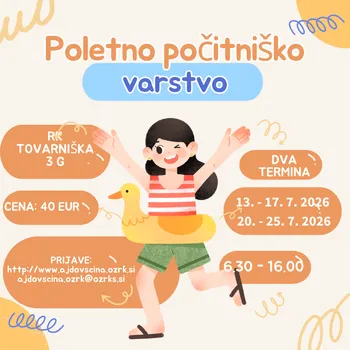 POČITNIŠKO VARSTVO MED POLETNIMI POČITNICAMI