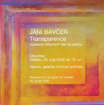 Razstava Transparence - Jani Bavčer 