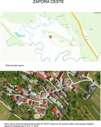 Zapora ceste Jakovica