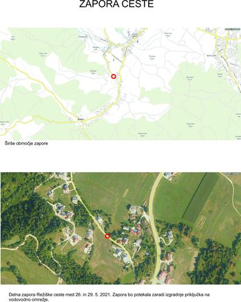 Delna zapora Režiške ceste