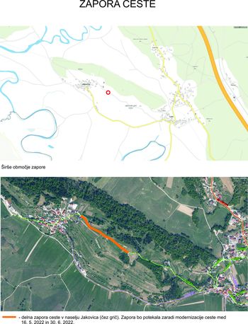 Zapora ceste Jakovica