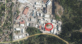 Zapora ceste Obrtna cona Logatec