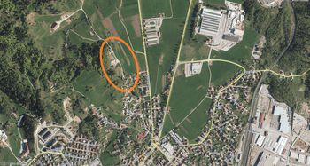 Zapora ceste Naklo - Široke njive