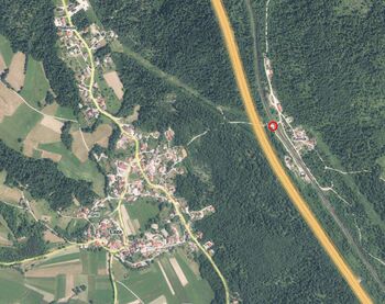 Zapora ceste Laze - Ravnik Zapora ceste Laze - Ravnik