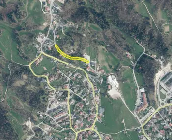 Zapora ceste Blekova vas - Dovce