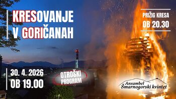 Prvomajsko kresovanje v Goričanah 2026 