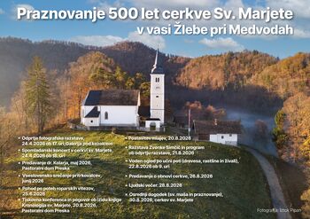 POMLADANSKI KONCERT OB PRAZNOVANJU 500 LETNICE CERKVE SV. MARJETE V ŽLEBEH