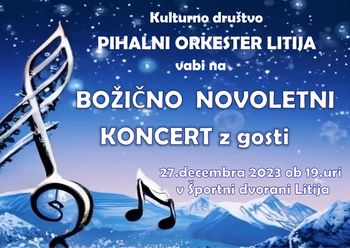 Božično Novoletni koncert Pihalnega orkestra Litija
