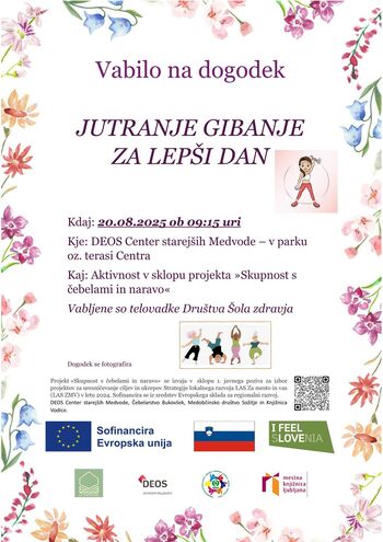 Jutranje gibanje za lepši dan