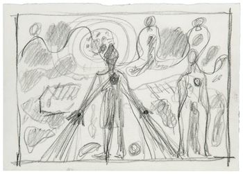 Vodstvo po razstavi Klavdij Zornik. Risbe, slike s Primorske