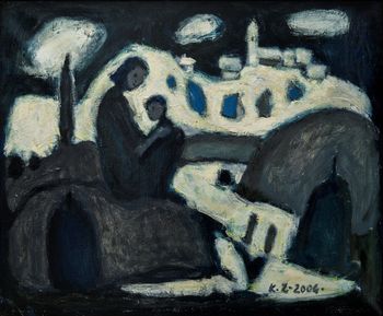 Zadnje vodstvo po razstavi Klavdij Zornik. Risbe, slike s Primorske