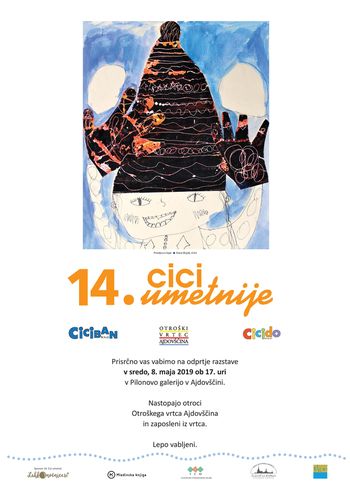 14. CICI UMETNIJE  Gostujoča razstava po natečaju revij Ciciban in Cicido
