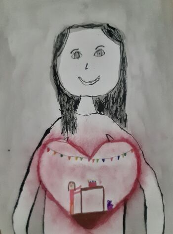 Razstava likovnih del učencev OŠ Medvode: Barve sreče (brez otvoritve)