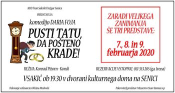 Pusti tatu, da pošteno krade!