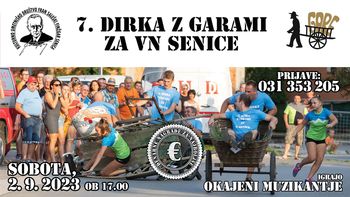 7. dirka z garami za VN Senice in zabava z Okajenimi muzikanti