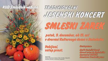 Jesenski koncert MePZ Smleški žarek