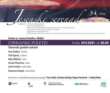JESENSKE SERENADE - USPAVANKE POLETJU