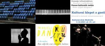 SPLETNI DOGODEK - Kulturni klepet z gosti na TA VESELI DAN KULTURE