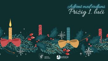 ADVENT MED VODAMI - prižig 1. luči