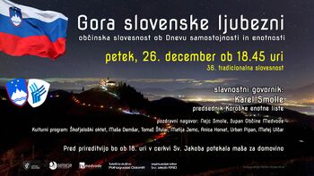 Osrednja občinska prireditev ob dnevu samostojnosti in enotnosti