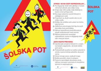 Prvi šolski dan - varna pot v šolo