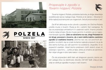 Prispevajte k zgodbi o Tovarni nogavic Polzela