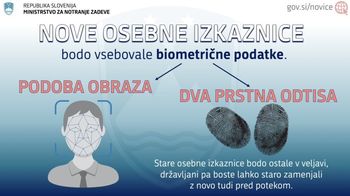3. januarja 2022 prihajajo nove, biometrične osebne izkaznice 