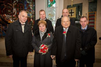 Zlatoporočenca Zdenka in Danijel Satler