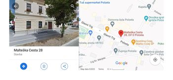 Posodobljene ulice in naslovi odslej tudi na Google Zemljevidih